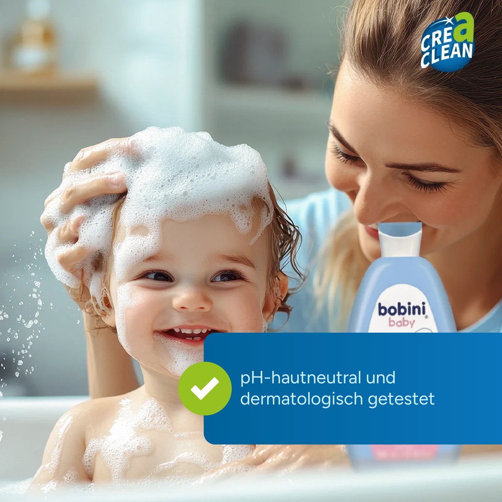 Bobini Baby Hypoallergenic Shampoo, 300ml - CREaCLEAN